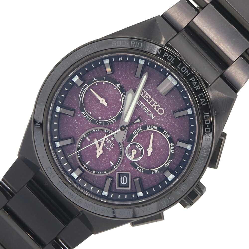 Seiko Men's Watch NEXTER Series 2022 Limited Edition Astron SBXC123 Purple So...